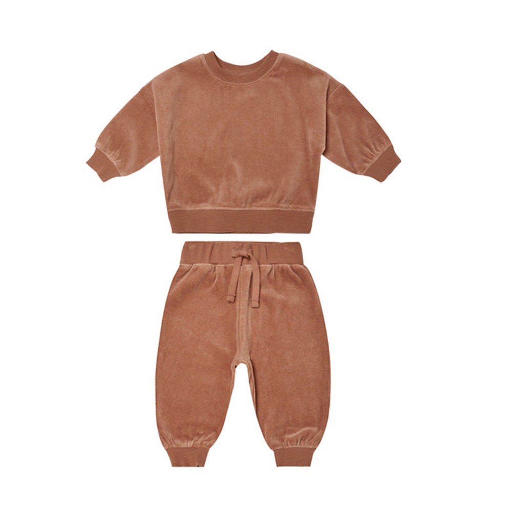MyKids-USA® Baby 1pcs Solid Color Soft Cotton Hoodie Combo Trousers Autumn Outfit Sets