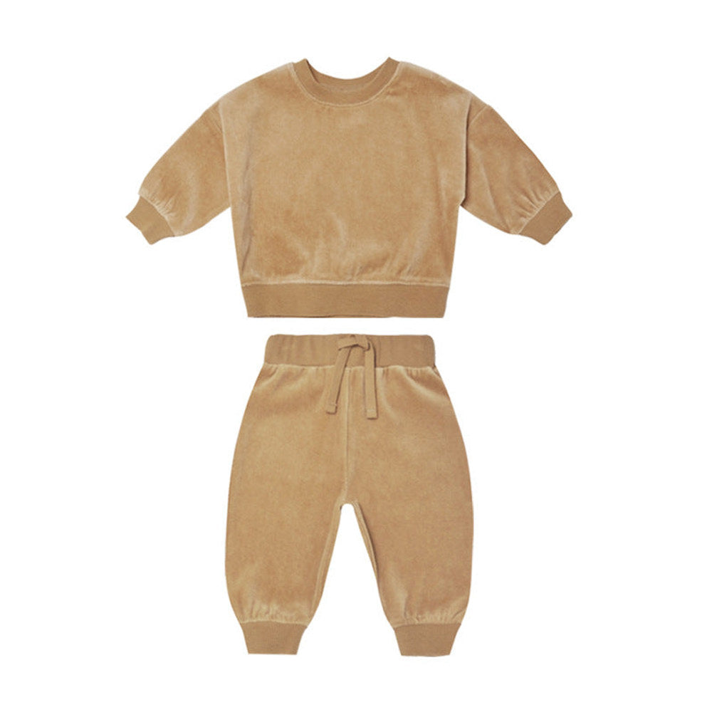 MyKids-USA® Baby 1pcs Solid Color Soft Cotton Hoodie Combo Trousers Autumn Outfit Sets