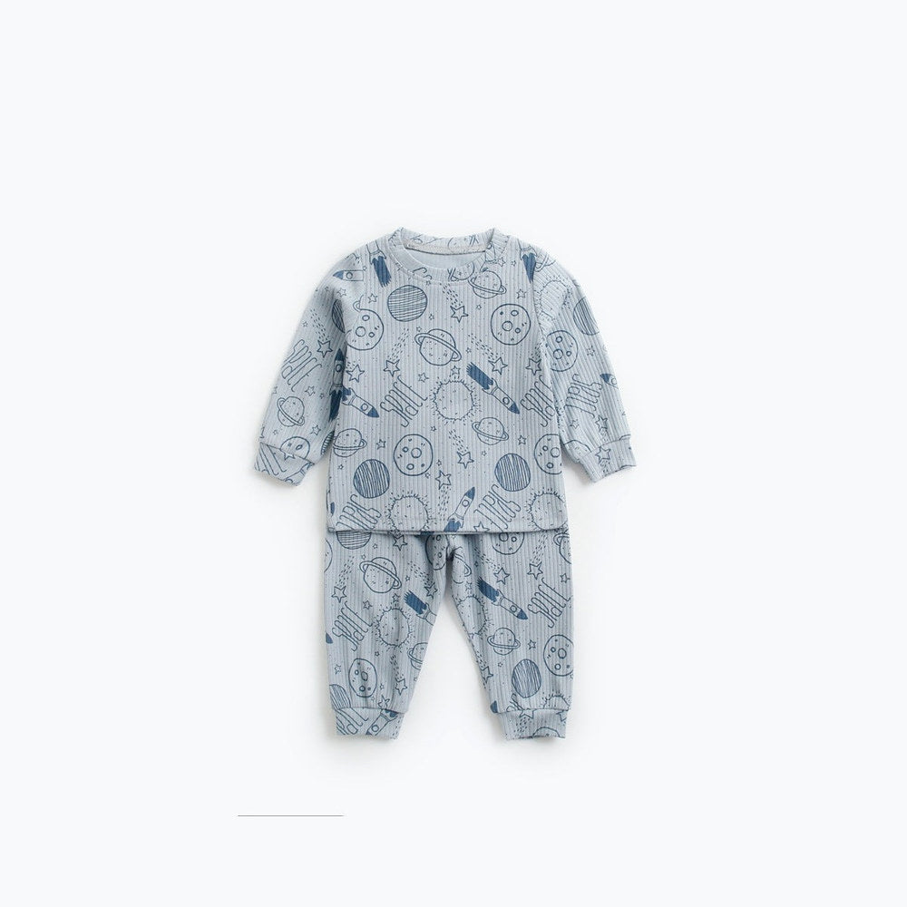 MyKids-USA® Baby Cartoon Graphic Soft Cotton Shirt Combo Pants Sets Tracksuit
