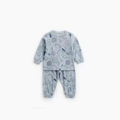 MyKids-USA® Baby Cartoon Graphic Soft Cotton Shirt Combo Pants Sets Tracksuit