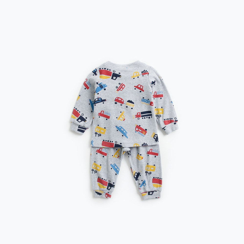 MyKids-USA® Baby Cartoon Graphic Soft Cotton Shirt Combo Pants Sets Tracksuit