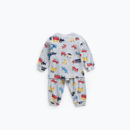 MyKids-USA® Baby Cartoon Graphic Soft Cotton Shirt Combo Pants Sets Tracksuit