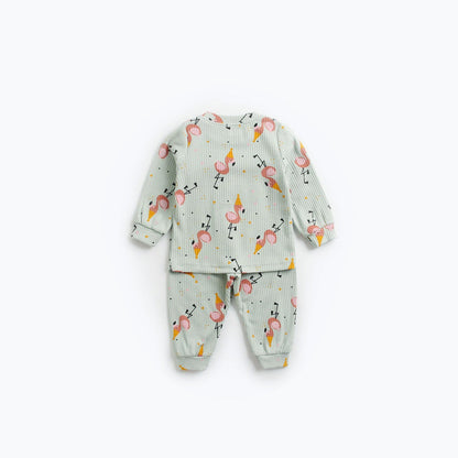 MyKids-USA® Baby Cartoon Graphic Soft Cotton Shirt Combo Pants Sets Tracksuit