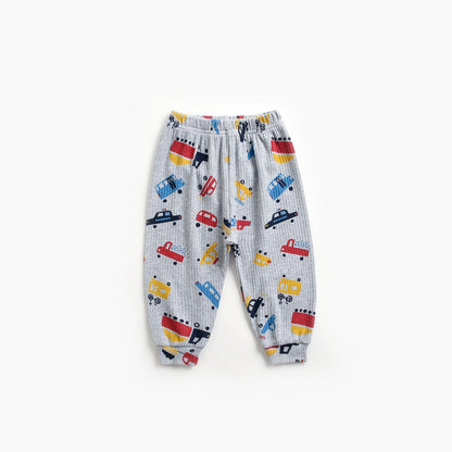 MyKids-USA® Baby Cartoon Graphic Soft Cotton Shirt Combo Pants Sets Tracksuit