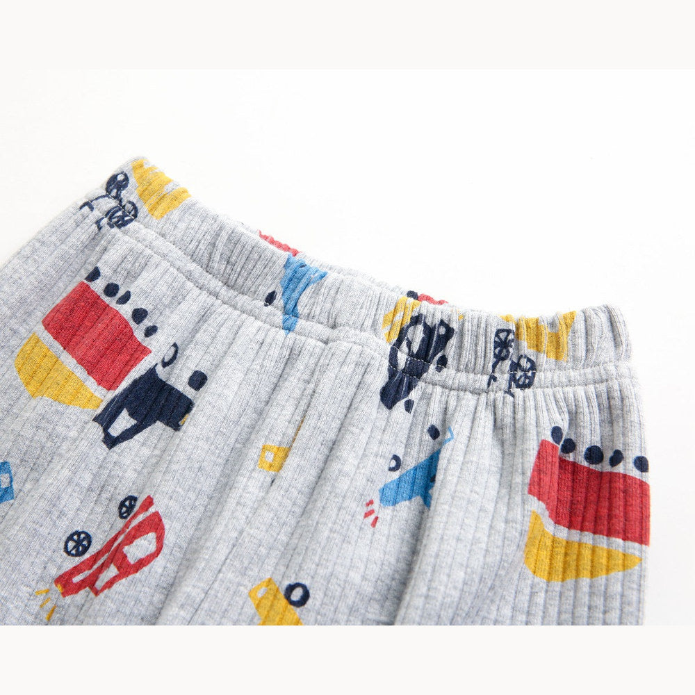 MyKids-USA® Baby Cartoon Graphic Soft Cotton Shirt Combo Pants Sets Tracksuit
