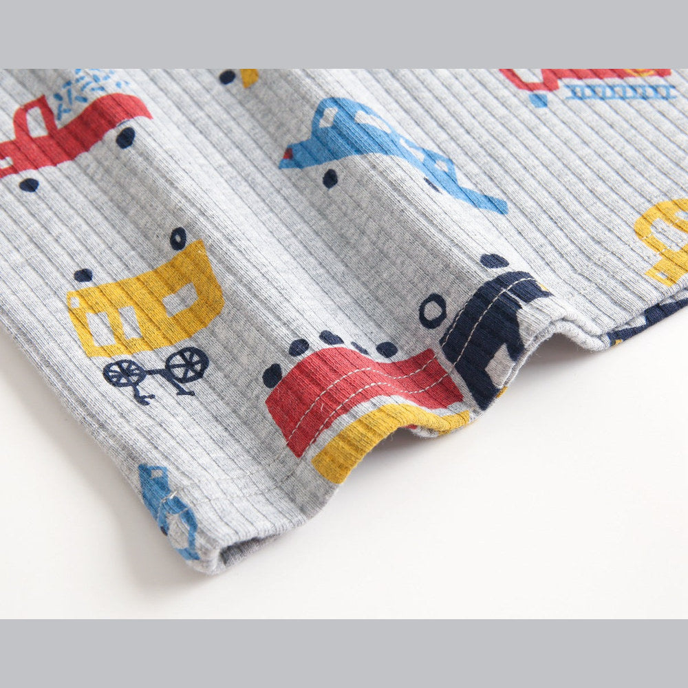 MyKids-USA® Baby Cartoon Graphic Soft Cotton Shirt Combo Pants Sets Tracksuit
