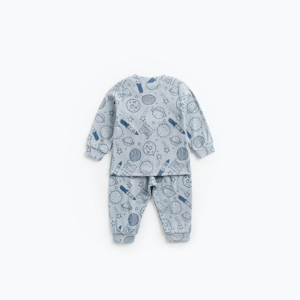 MyKids-USA® Baby Cartoon Graphic Soft Cotton Shirt Combo Pants Sets Tracksuit