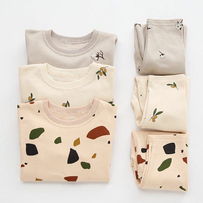 MyKids-USA® Cute Print for Long-Sleeve Outfit Set for