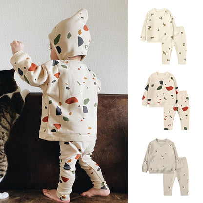 MyKids-USA® Cute Print for Long-Sleeve Outfit Set for