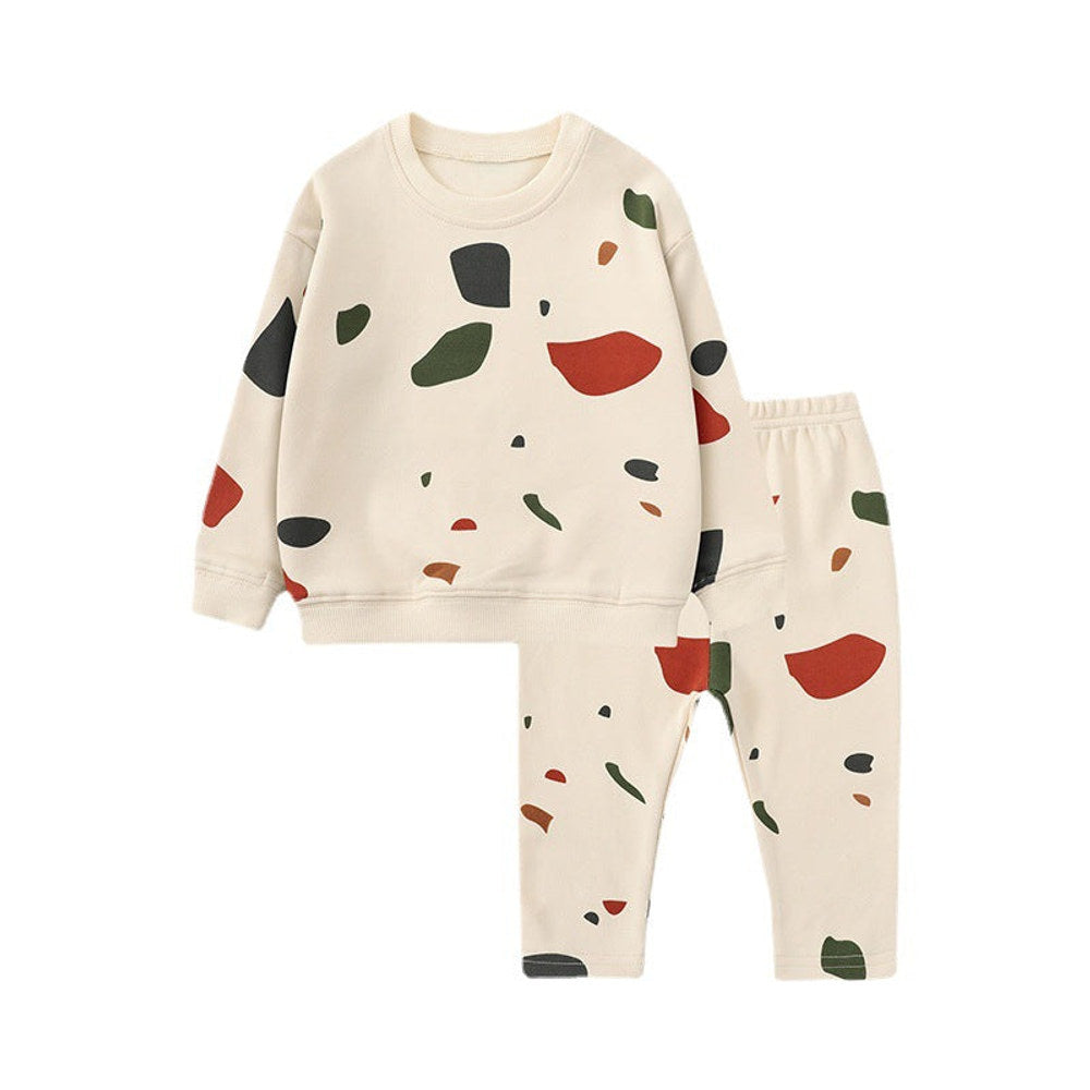 MyKids-USA® Cute Print for Long-Sleeve Outfit Set for