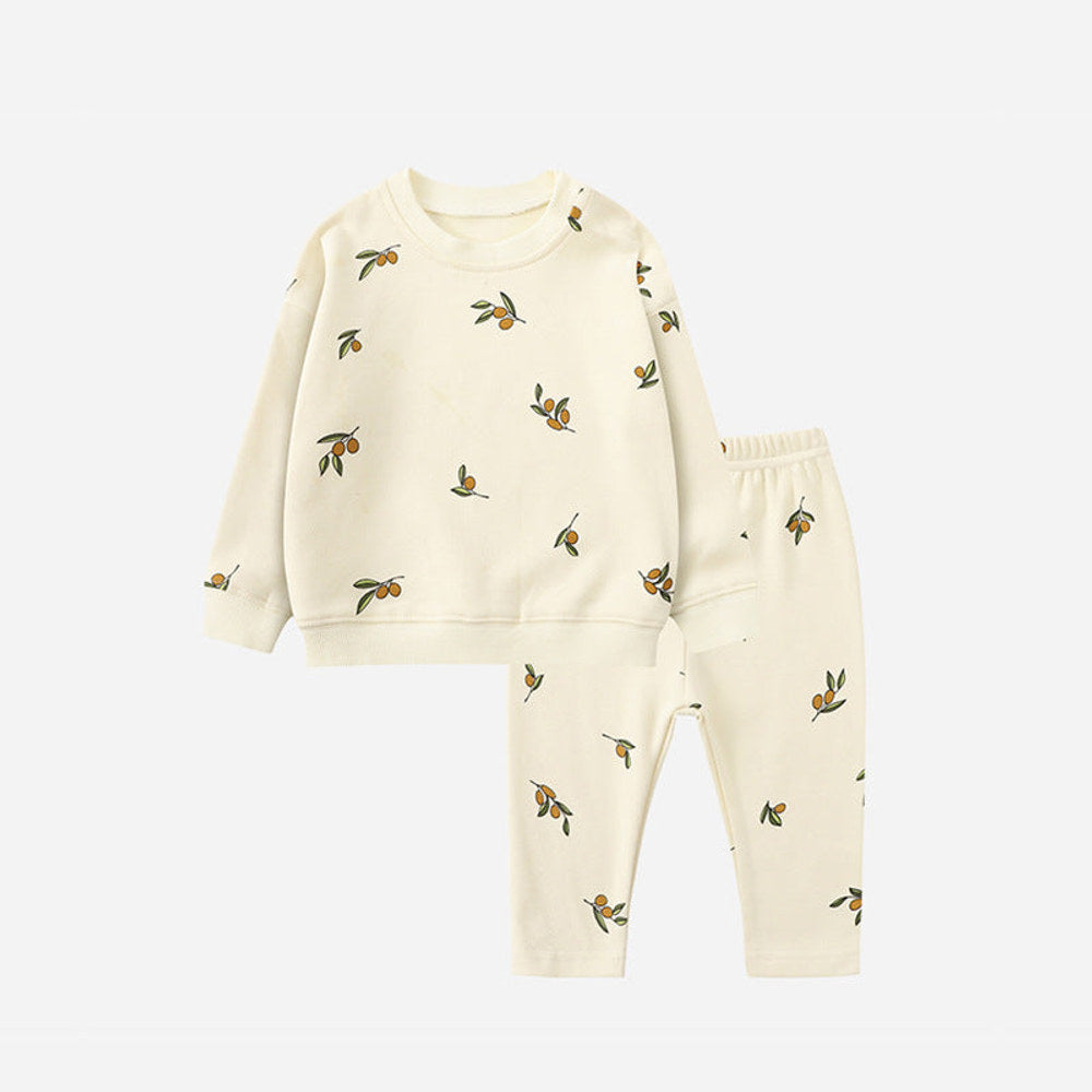 MyKids-USA® Cute Print for Long-Sleeve Outfit Set for
