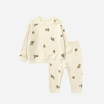 MyKids-USA® Cute Print for Long-Sleeve Outfit Set for