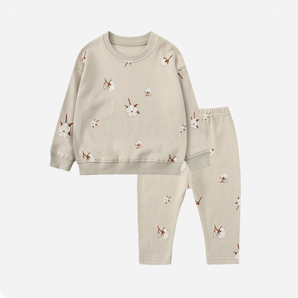 MyKids-USA® Cute Print for Long-Sleeve Outfit Set for