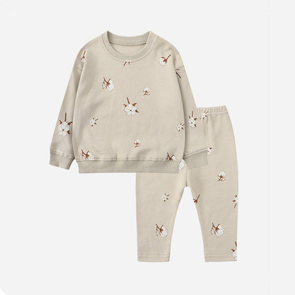 MyKids-USA® Cute Print for Long-Sleeve Outfit Set for