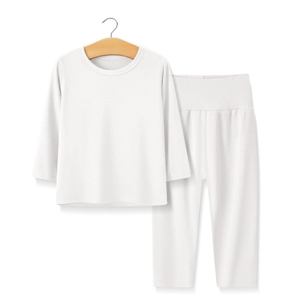 MyKids-USA® Baby Solid Color Long sleeve Shirt And Pants Underwear Sets Pajamas