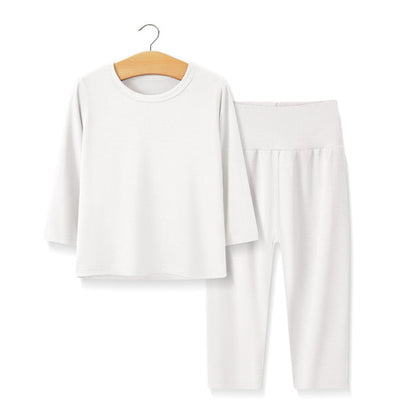 MyKids-USA® Baby Solid Color Long sleeve Shirt And Pants Underwear Sets Pajamas