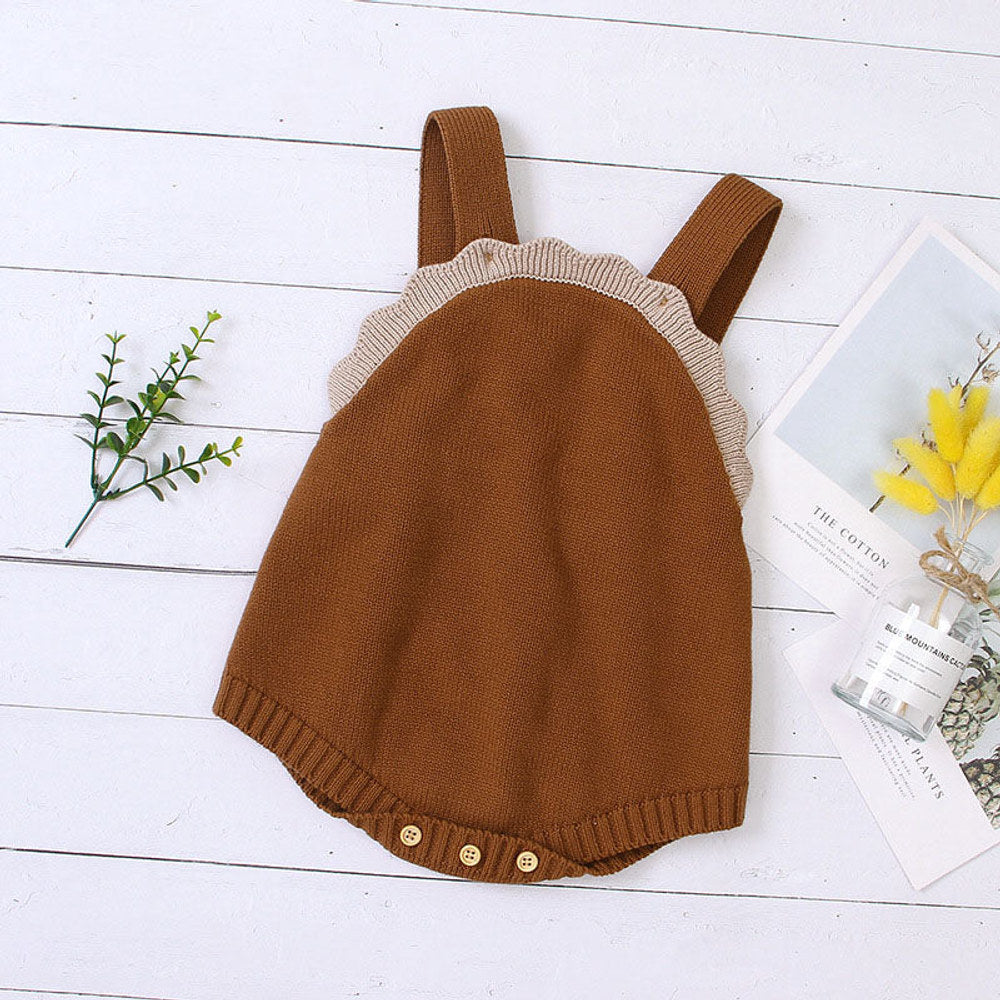 MyKids-USA® Baby Boy And Girl Lace Design Solid Color Sleeveless bodysuit