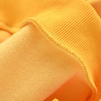 MyKids-USA® Baby Boy Contrast Tape Design Solid Color Fleece Thickened Hoodies