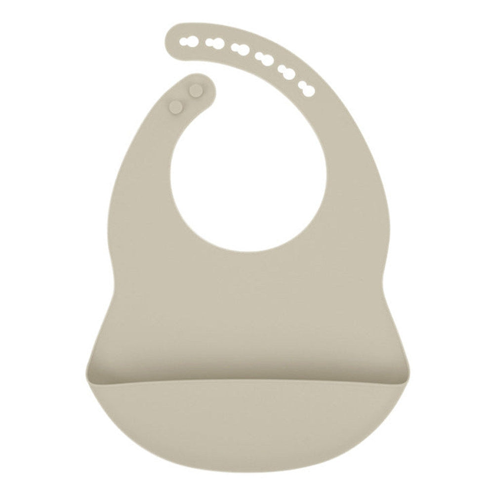MyKids-USA® Baby Solid Color Food Grade Silicone Bibs