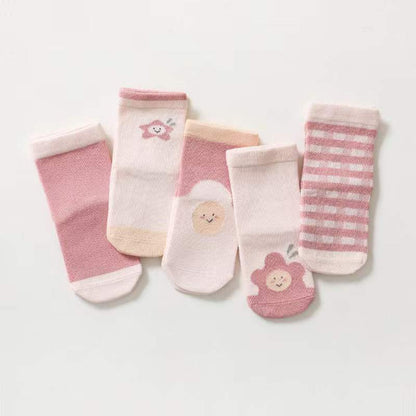 MyKids-USA® Spring Middle Tube Socks 1Lot=5pairs