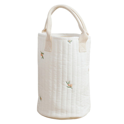 MyKids-USA® Baby Embroidered Pattern Baby Bottle Storage Mommy Handbag With Compartment
