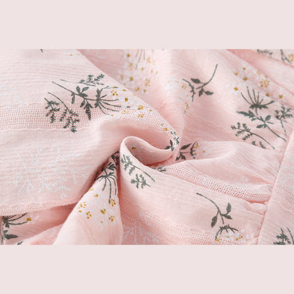 MyKids-USA® Baby Girl Floral Print Round-Collared Combo Headband