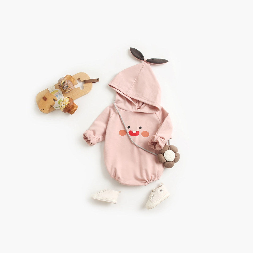 MyKids-USA® Baby Cartoon Pattern Korean Style bodysuit With Hat