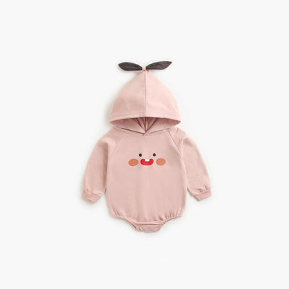 MyKids-USA® Baby Cartoon Pattern Korean Style bodysuit With Hat
