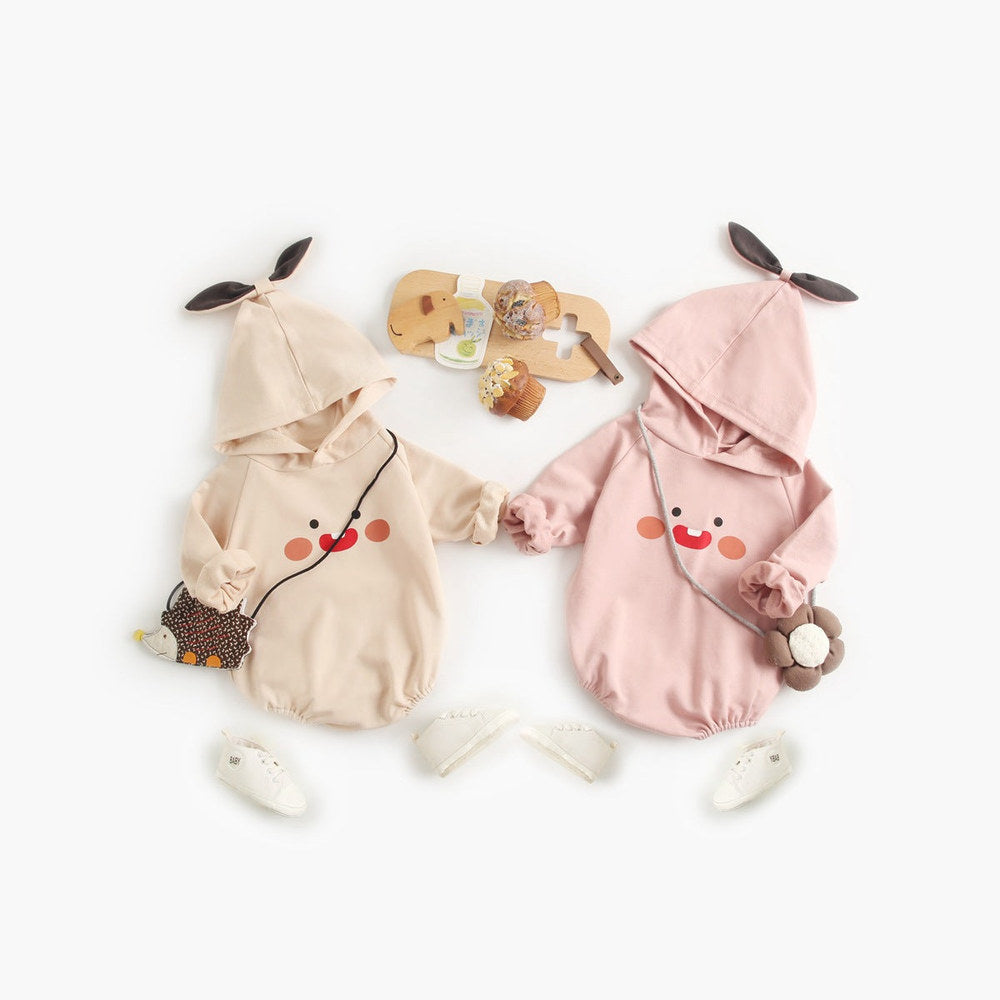 MyKids-USA® Baby Cartoon Pattern Korean Style bodysuit With Hat