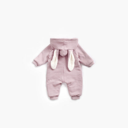 MyKids-USA® Baby Cartoon Shape Design Soft Fleece Thickened Romper In