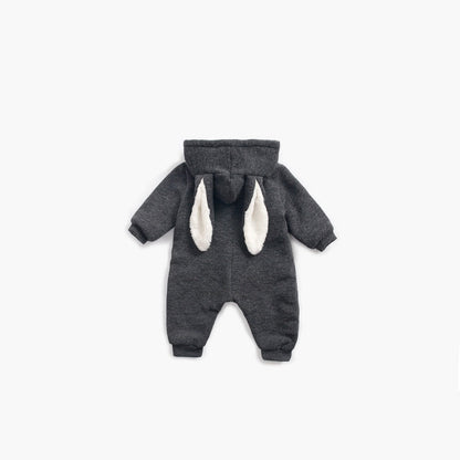 MyKids-USA® Baby Cartoon Shape Design Soft Fleece Thickened Romper In