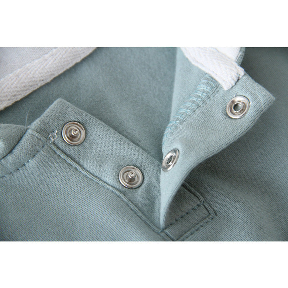MyKids-USA® Baby Cartoon Shape Solid Color Long Sleeved Triangle bodysuit