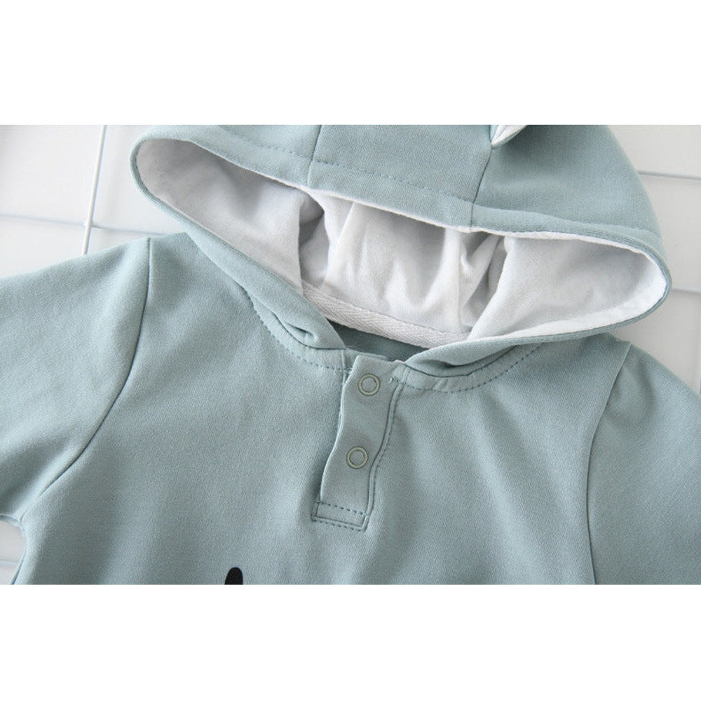 MyKids-USA® Baby Cartoon Shape Solid Color Long Sleeved Triangle bodysuit