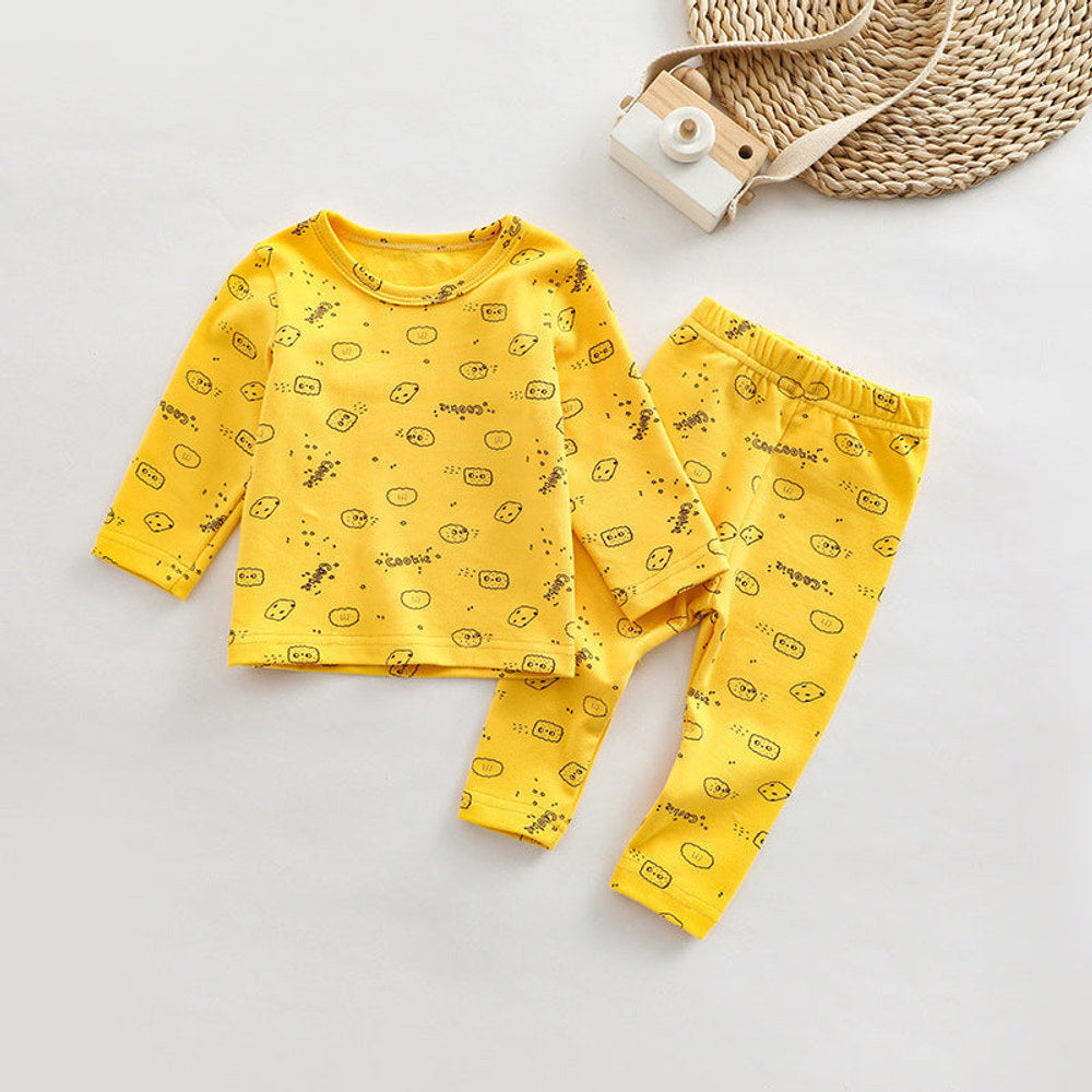 MyKids-USA® Baby All Over Print Pattern Tops Combo Pants Lovely Sets Home Clothes