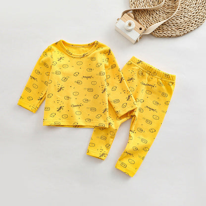 MyKids-USA® Baby All Over Print Pattern Tops Combo Pants Lovely Sets Home Clothes