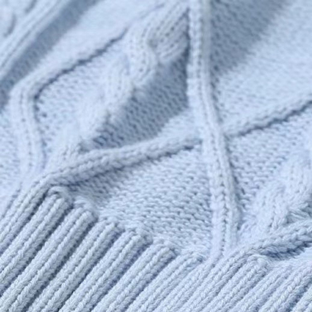 MyKids-USA® Baby Crochet Knitting Pattern Striped V-Neck Design College Style Sleeveless Vest Sweater