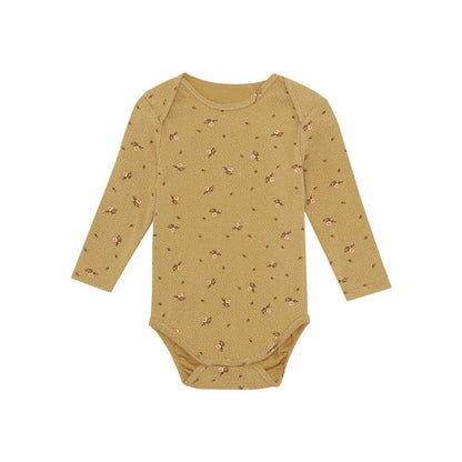 MyKids-USA® Baby Floral & Animals Graphic Envelope Collar Or Side Opening Design Bodysuit