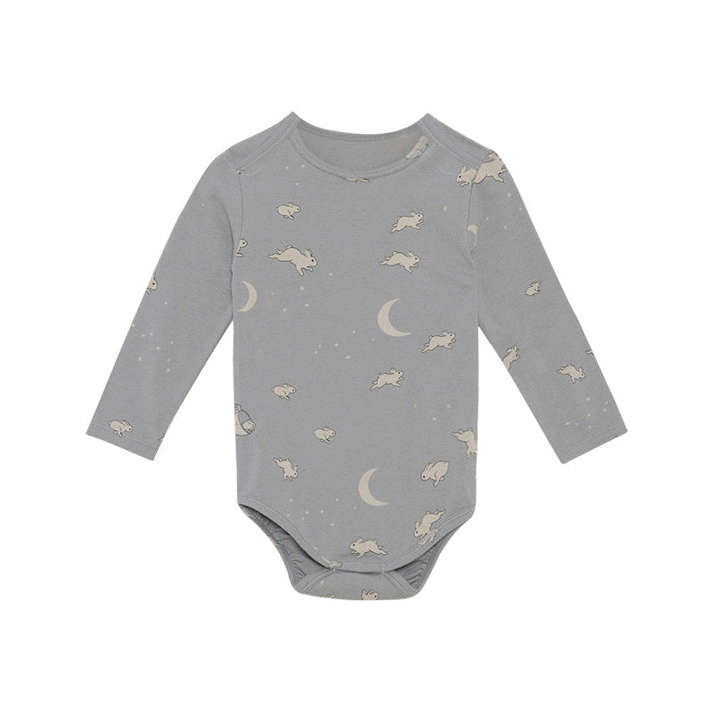 MyKids-USA® Baby Floral & Animals Graphic Envelope Collar Or Side Opening Design Bodysuit