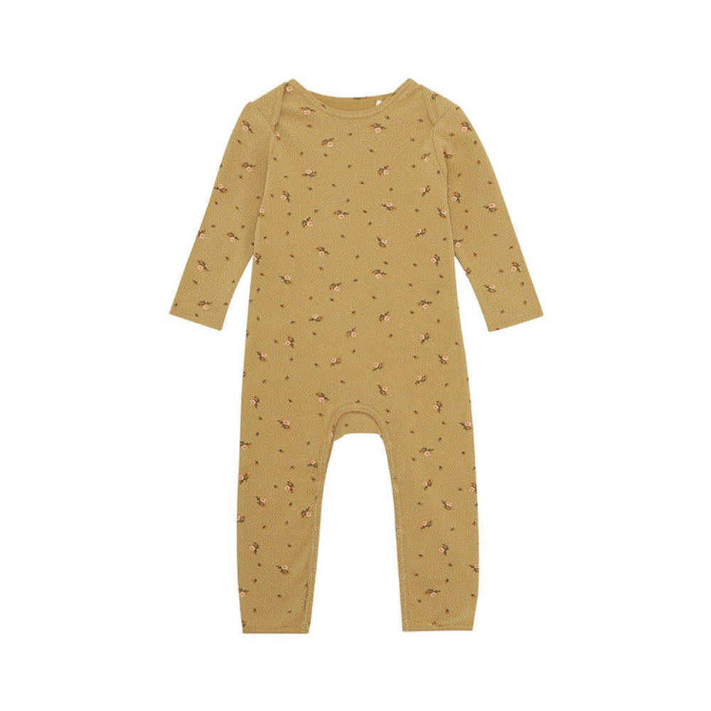 MyKids-USA® Baby Floral & Animals Print Pattern Long Sleeves Soft Jumpsuit