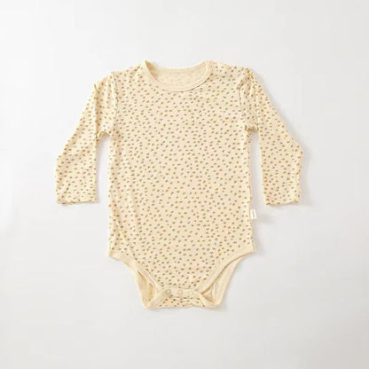 MyKids-USA® Baby Floral & Heart Pattern Soft Cotton Long Sleeved bodysuit