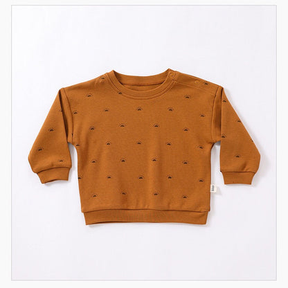 MyKids-USA® Print Pattern - Cotton Sweatshirt & Trousers Sets