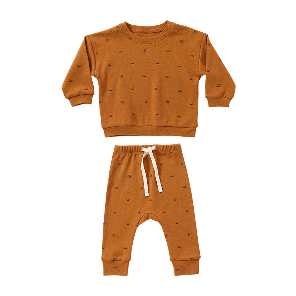MyKids-USA® Print Pattern - Cotton Sweatshirt & Trousers Sets