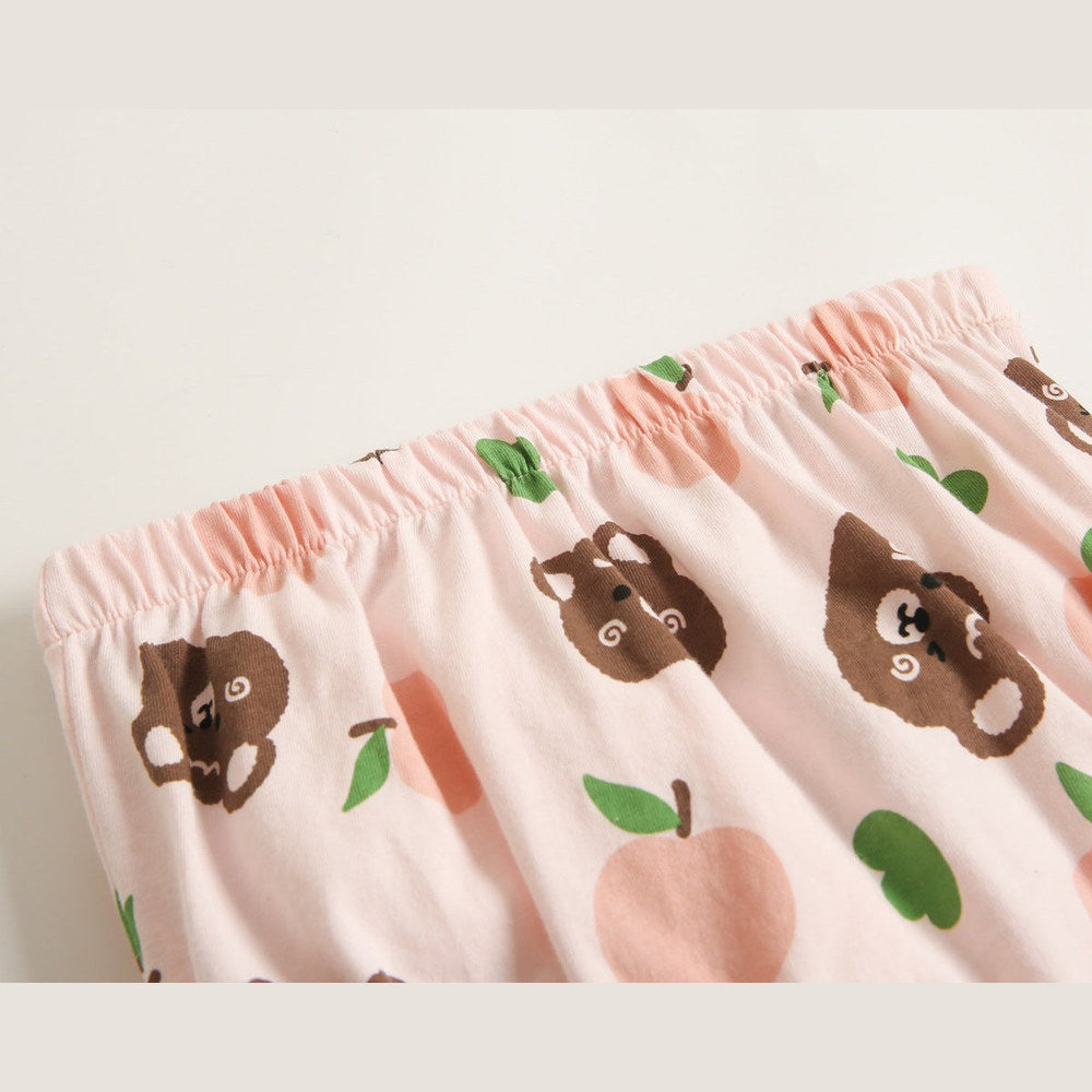 MyKids-USA® Baby Girl Floral Print Pattern Sleeveless Tops Combo Shorts Sets