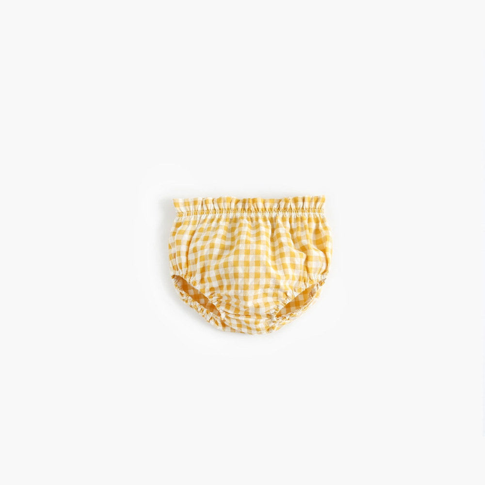 MyKids-USA® Baby Girl Plaid Pattern Single Breasted Design Shirt Combo Shorts Sets