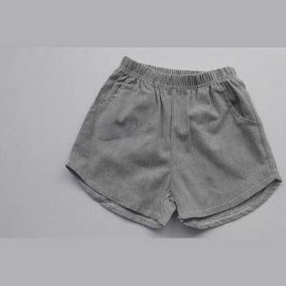 MyKids-USA® Baby Girl Contrast Tape Lapel Tops & Shorts Navy Style College Sets
