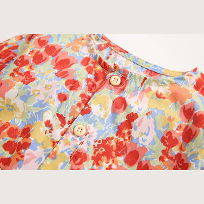 MyKids-USA® Baby Girl Flower Pattern Long Sleeved Fashion Bodysuit bodysuit & Headband