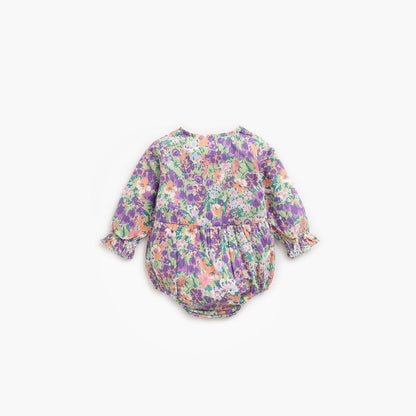 MyKids-USA® Baby Girl Flower Pattern Long Sleeved Fashion Bodysuit bodysuit & Headband