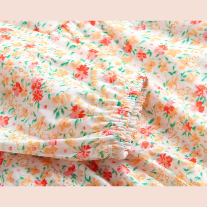 MyKids-USA® Baby Girl Allover Floral Print Longsleeve Thin Style bodysuit
