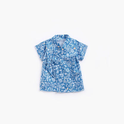 MyKids-USA® Baby Printed Pattern Belt Design T-Shirt Combo Shorts Japan Style One Pieces Sets Pajamas