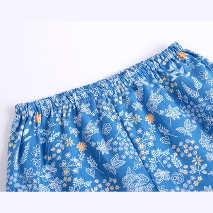 MyKids-USA® Baby Printed Pattern Belt Design T-Shirt Combo Shorts Japan Style One Pieces Sets Pajamas